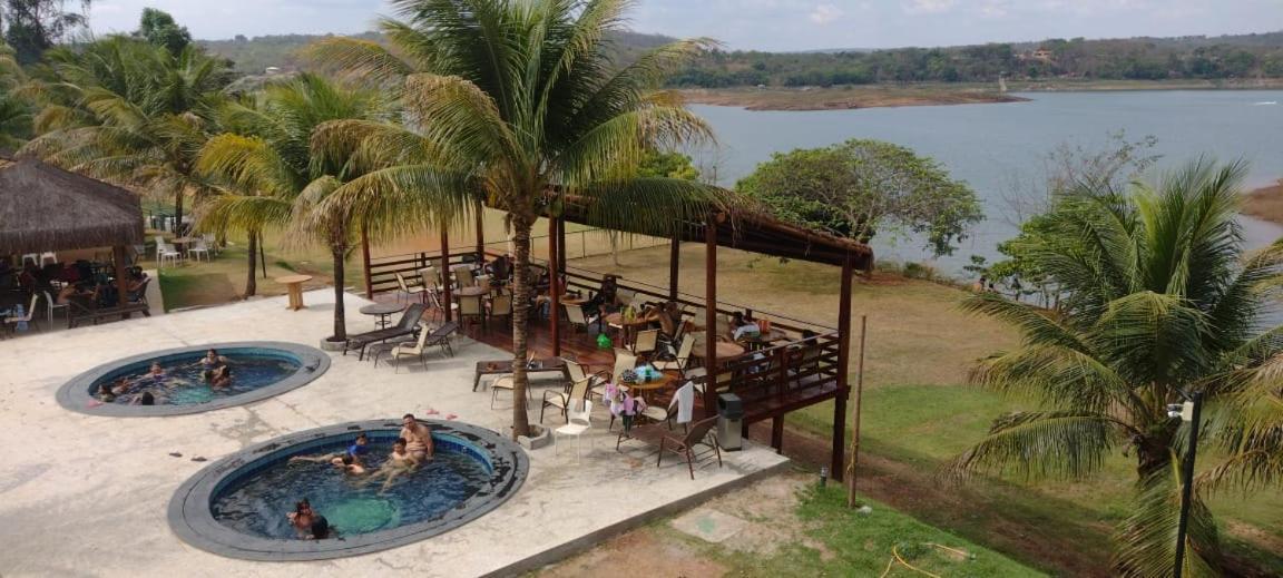 Aldeia Do Lago Caldas Novas Lindo Apt Com Cozinha Mobilia Nova Pode Levar Bebidas Na Area Das Piscinas Eksteriør bilde